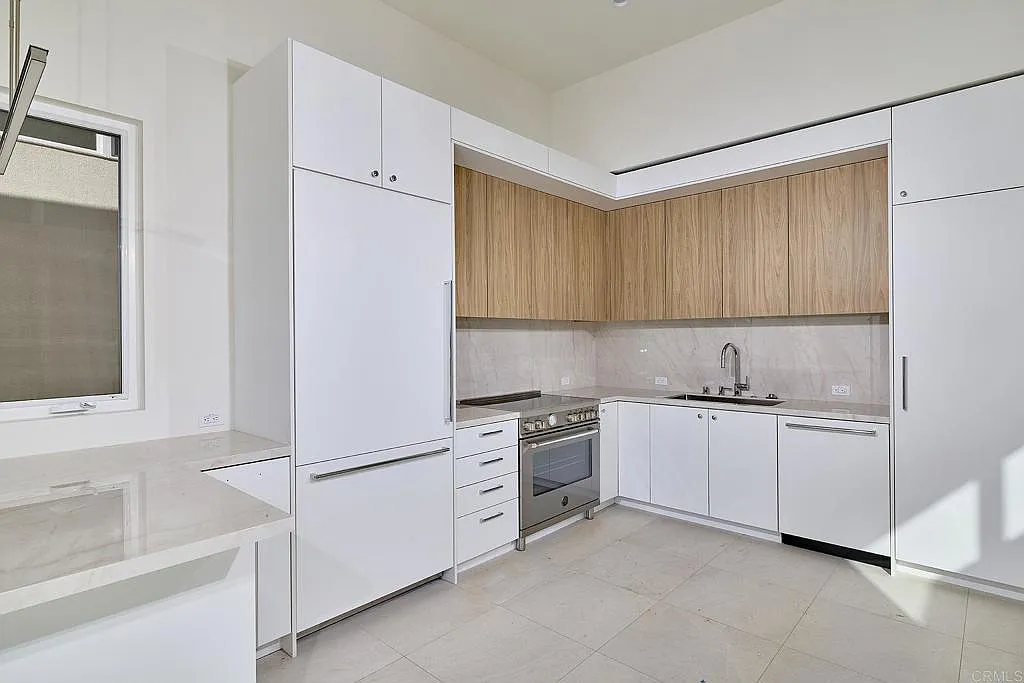 Kitchen with wood upper cabinets Kitchen with wood upper cabinets