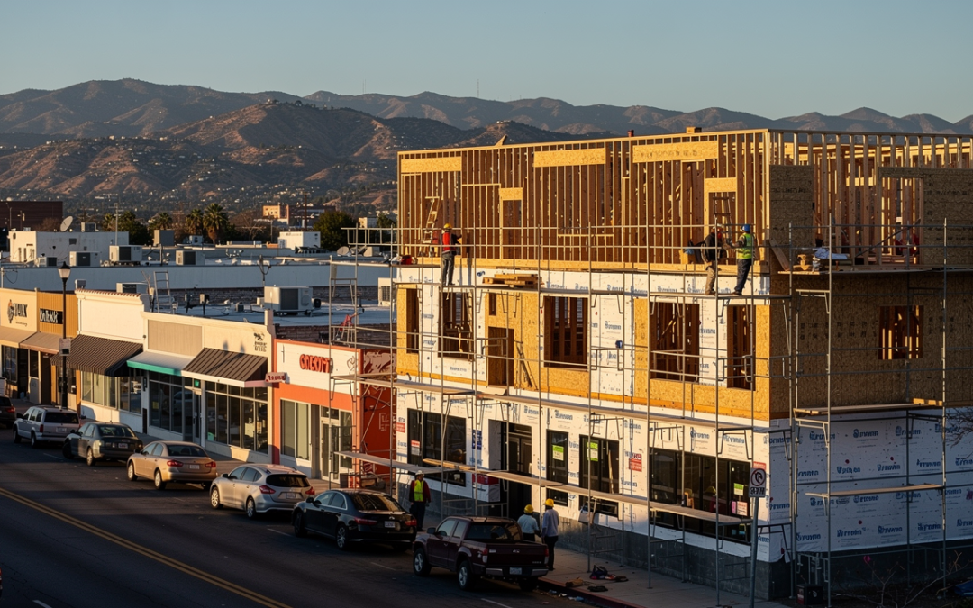 Ground-up multifamily construction on Main Street in El Cajon