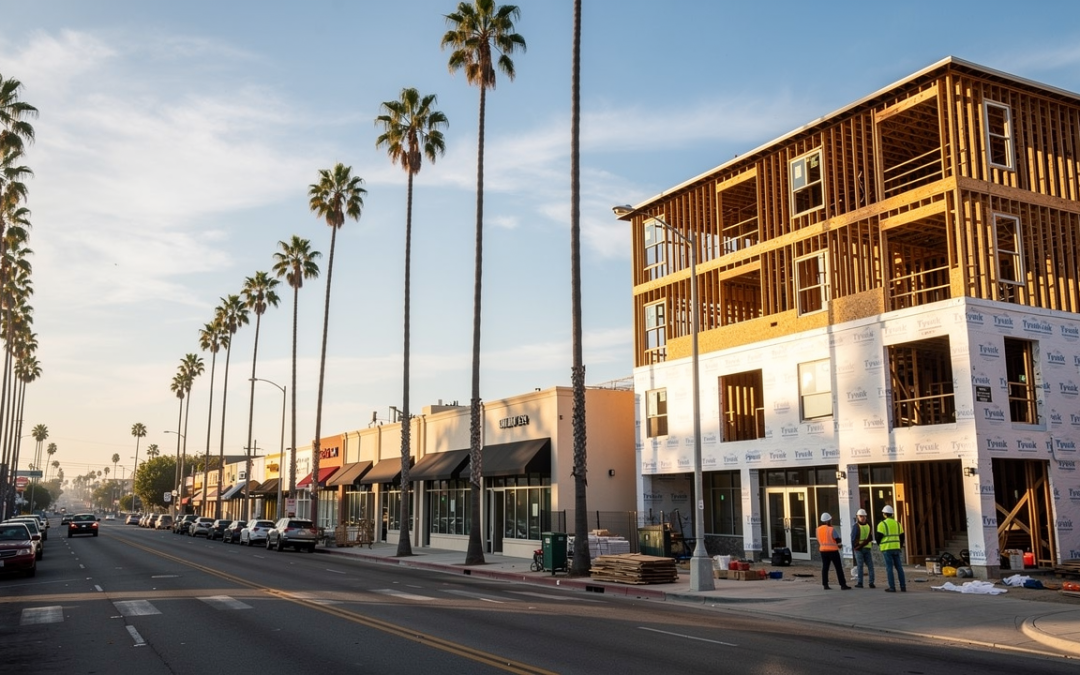 Ground-up multifamily apartment construction on 8th Street in National City