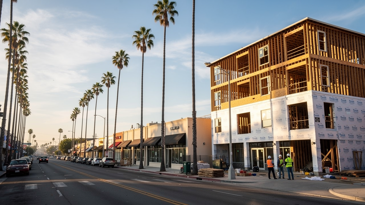 Ground-up multifamily apartment construction on 8th Street in National City